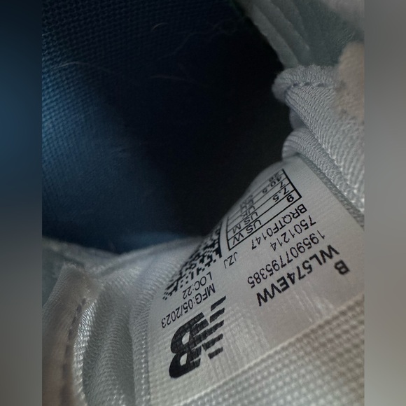 New Balance Classic 574 Sneakers- Nimbus Cloud and White - Picture 8 of 8